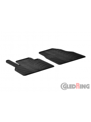 Original Gledring Passform Fußmatten Gummimatten 2 Tlg.-Fixing - Renault Kangoo Cargo 2008 ->2016->